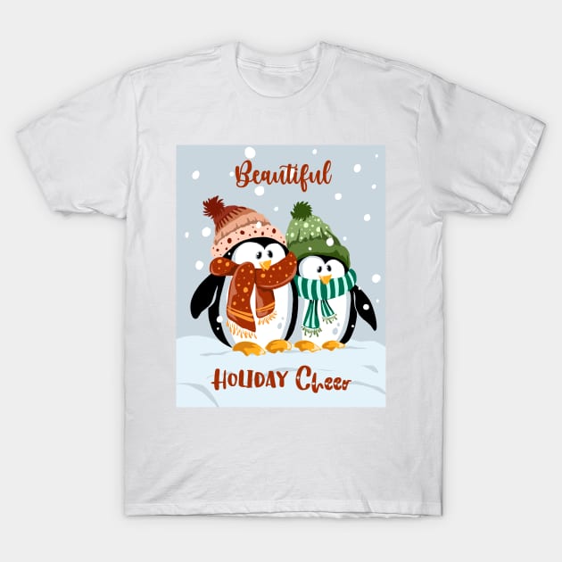 Beautiful Holiday Cheer T-Shirt by Athikan